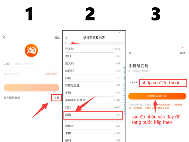 20.Hướng dẫn cách đăng kí tài khoản Taobao trên điện thoại & máy tính của Amazing Logistics