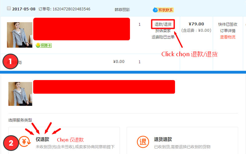 Hướng Dẫn Cách Hoàn Tiền Trên Taobao, 1688 Đơn Giản Của Amazing Logistics