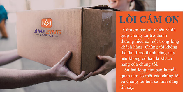 Amazing Logistics áp dụng chính sách bảo hiểm hàng hóa 100%