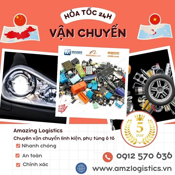 Amazing Logistics chuyên dịch vụ hỏa tốc 24 giờ siêu nhanh