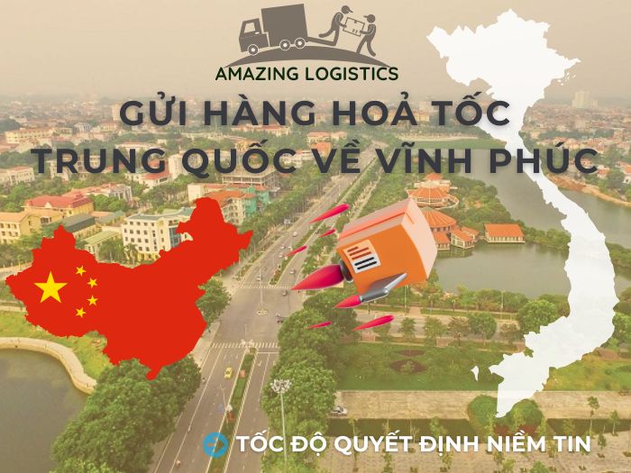 Vận chuyển hàng hoả tốc Trung Quốc về Vĩnh Phúc, dịch vụ 24/7, hỗ trợ doanh nghiệp linh hoạt