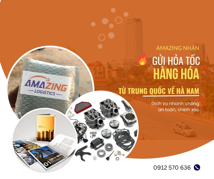 Vận chuyển hàng hỏa tốc từ Trung Quốc về Hà Nam 24h nhận hàng