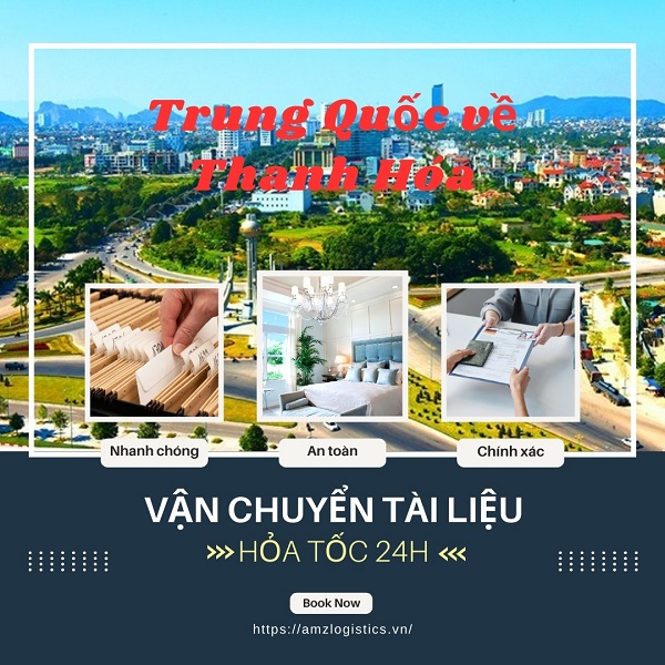 Vận chuyển hỏa tốc tài liệu Trung Quốc về Thanh Hóa nhanh 24h