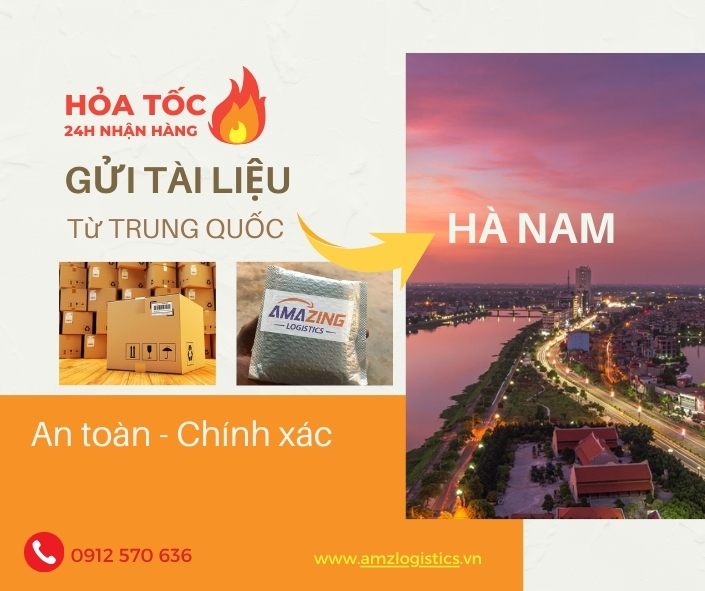 Gửi hỏa tốc tài liệu từ Trung Quốc về Hà Nam 24h nhận hàng