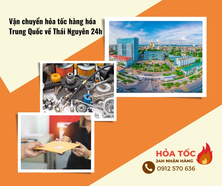 Vận chuyển hỏa tốc hàng hóa Trung Quốc về Thái Nguyên 24h