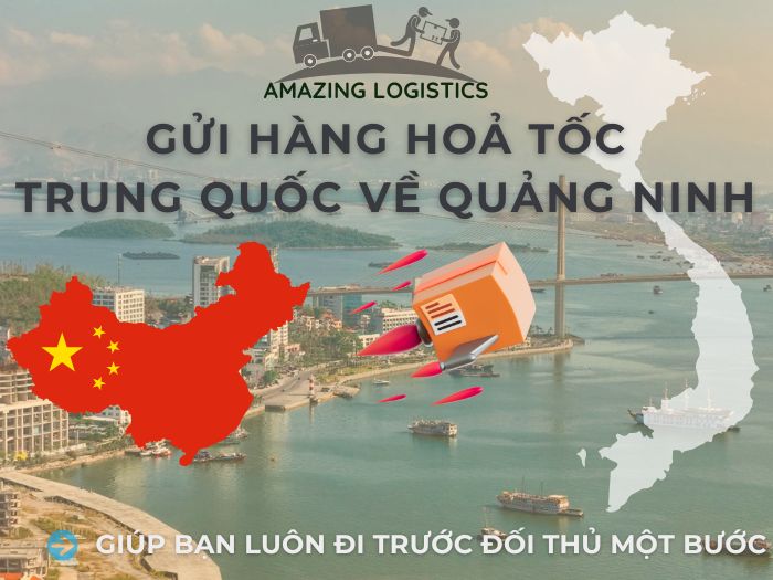 Dịch vụ vận chuyển hàng hoả tốc Trung Quốc về Quảng Ninh, giao đúng hẹn, kịp deadline gấp