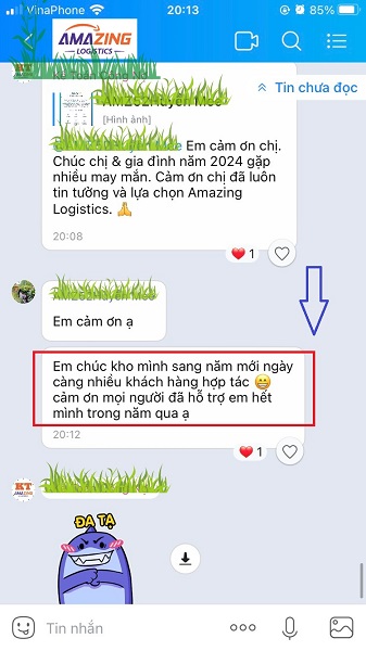 feedback của khách hàng về dịch vụ hỏa tốc của amzlogistics