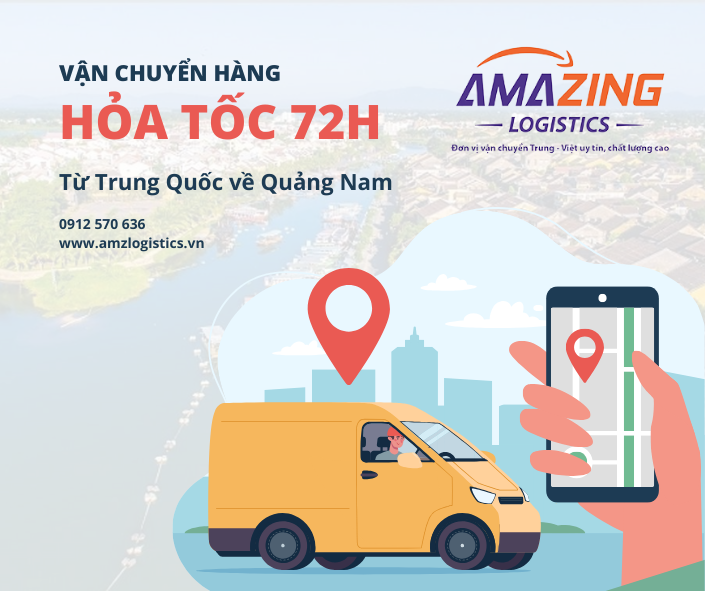 Vận chuyển hỏa tốc hàng Trung Quốc về Quảng Nam nhanh nhất