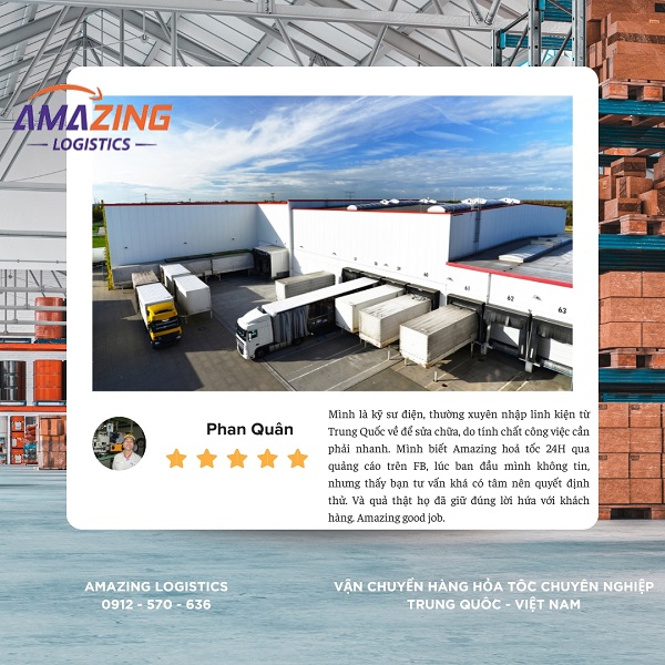 Amazing Logistics đơn vị dẫn đầu chuyên gửi hàng hỏa tốc nhanh, uy tín