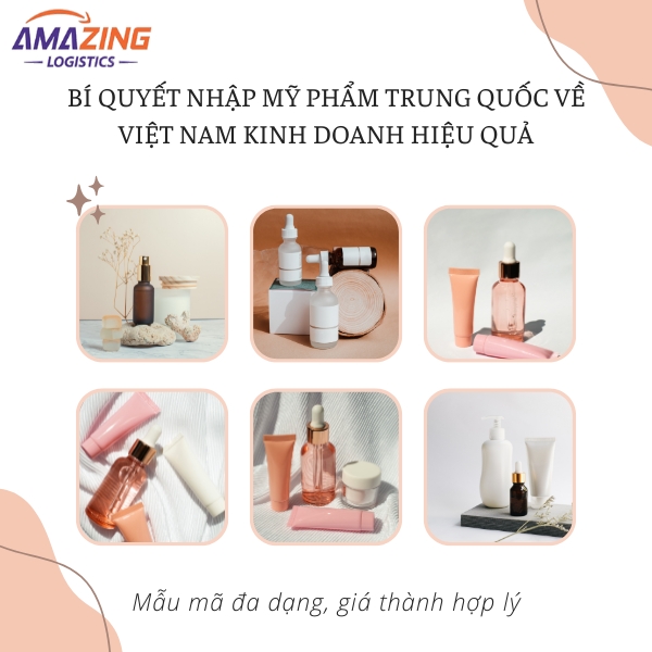 Bí quyết nhập mỹ phẩm Trung Quốc về Việt Nam kinh doanh hiệu quả