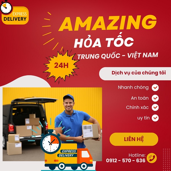 Ship hỏa tốc từ Trung Quốc về Việt Nam chỉ trong 24h