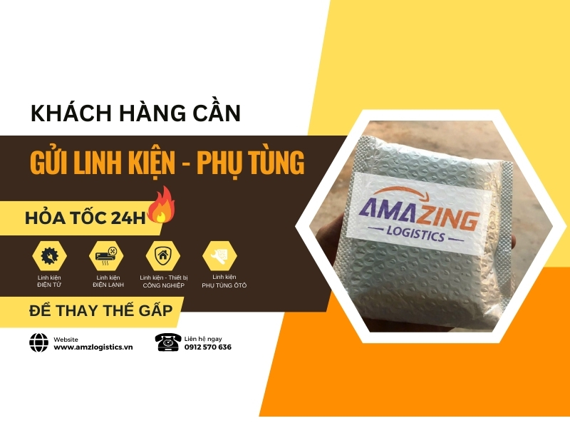 Khách hàng cần vận chuyển các linh kiện, phụ kiện… về hỏa tốc 24 từ trung quốc về Việt Nam