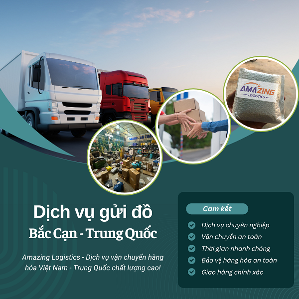 Dịch vụ chuyển hàng, gửi đồ từ Bắc Cạn đi Trung Quốc uy tín