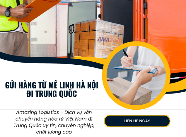 Gửi hàng từ Mê Linh Hà Nội đi Trung Quốc nhanh an toàn uy tín