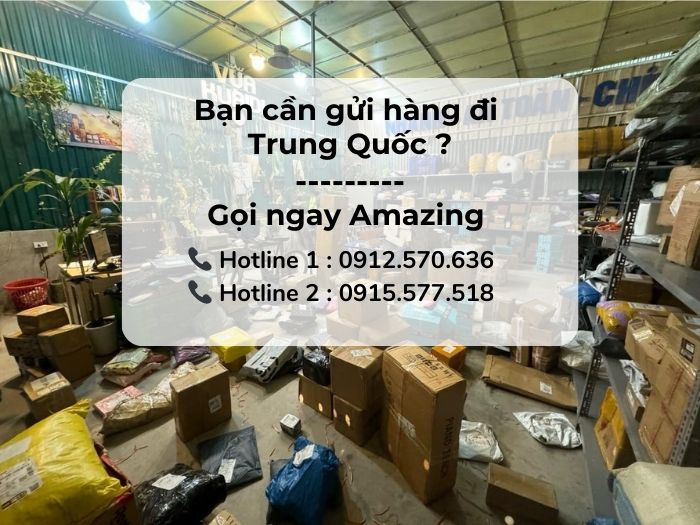Amazing Logistics – hỗ trợ trọn gói cho khách Thanh Hoá gửi hàng đi Trung Quốc, liên hệ hotline trên ảnh để được tư vấn ngay
