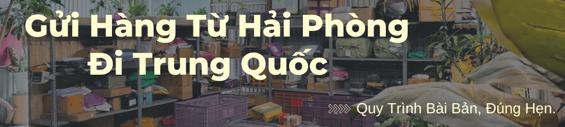 Gửi hàng từ Hải Phòng đi Trung Quốc quy trình bài bản, đúng hẹn