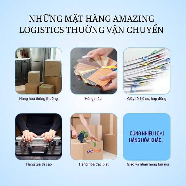 Những mặt hàng Amazing Logistics nhận vận chuyển hàng từ Hòa Bình đi Trung Quốc