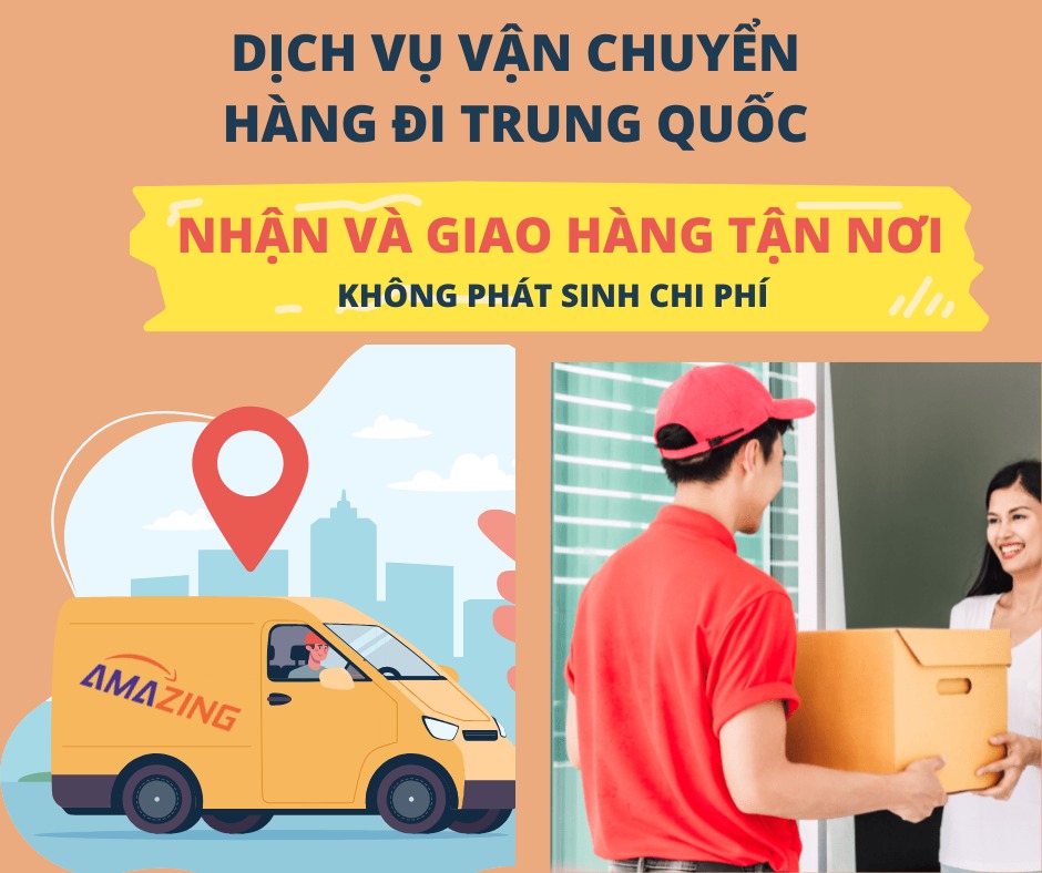 Amazing nhận hàng tận nhà ở Yên Bái gửi đi Trung Quốc