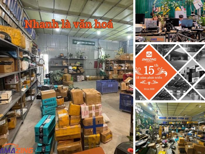 slogan nhanh là văn hóa tại Amazing logsitics.