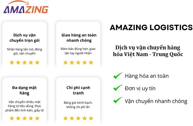 Dịch vụ vận chuyển hàng hóa uy tín