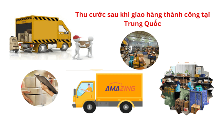 Thu cước phí sao khi giao hàng thành công tại Trung Quốc