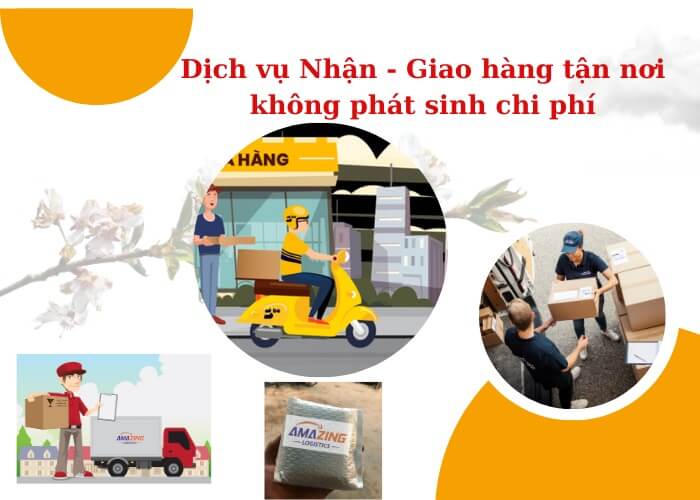 Dịch vụ giao nhận tận nơi không phát sinh chi phí