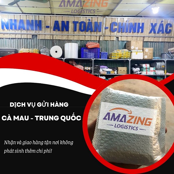 Gửi hàng từ Cà Mau đi Trung Quốc nhanh trọn gói đơn giản