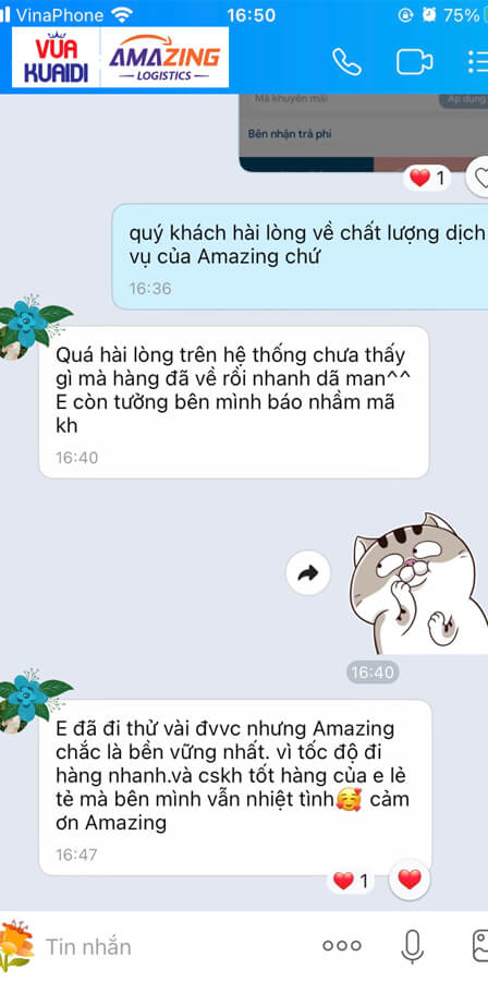 Thời gian giao hàng nhanh chóng