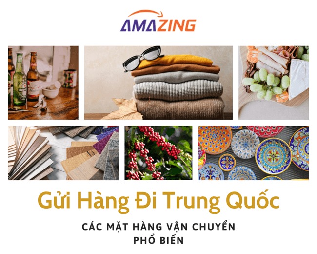 hàng hoá có thể gửi từ Đắk Lắk đi Trung Quốc