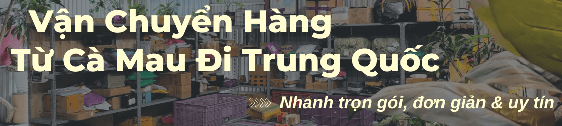 Gửi hàng từ Cà Mau đi Trung Quốc nhanh trọn gói đơn giản