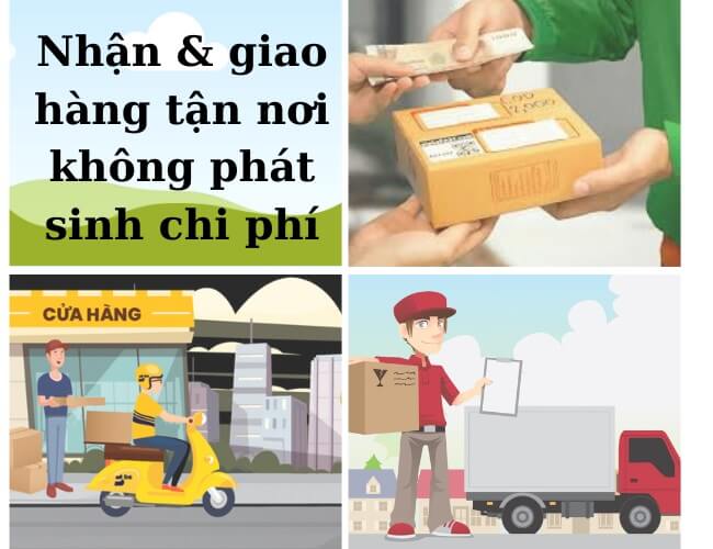 Nhận và giao hàng tận nơi khi gửi hàng đi Trung Quốc