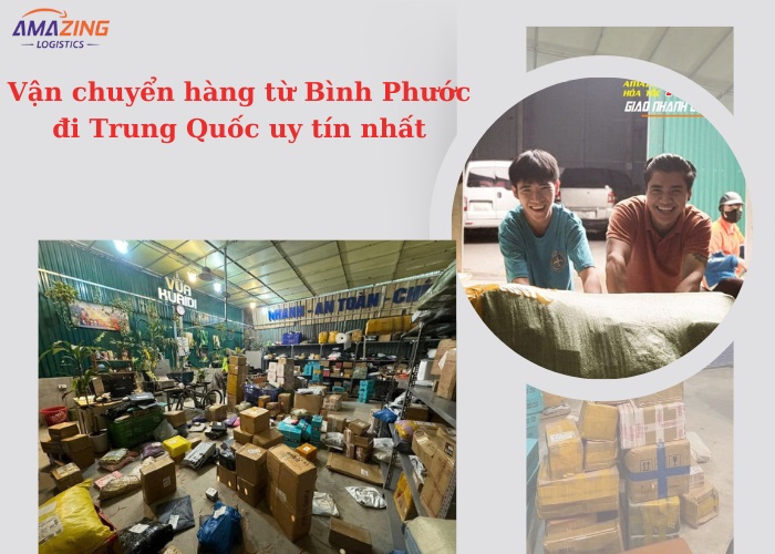 Vận chuyển hàng từ Bình Phước đi Trung Quốc nhanh uy tín