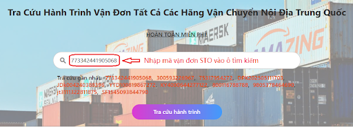 Tra cứu vận đơn STO Express bằng amzcheck.net