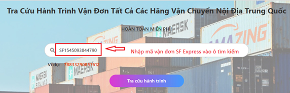 Hướng dẫn cách tra cứu mã vận đơn SF Express