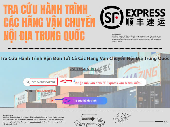 Tra cứu mã vận đơn SF Express