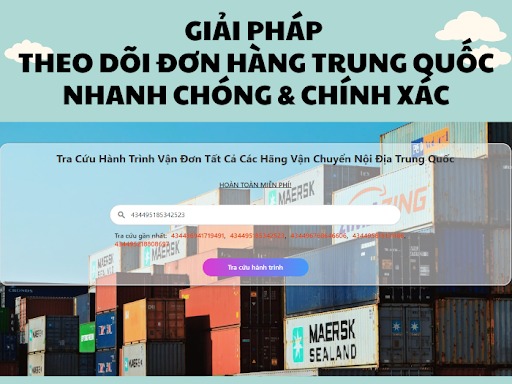 theo dõi đơn hàng Trung Quốc nhanh chóng
