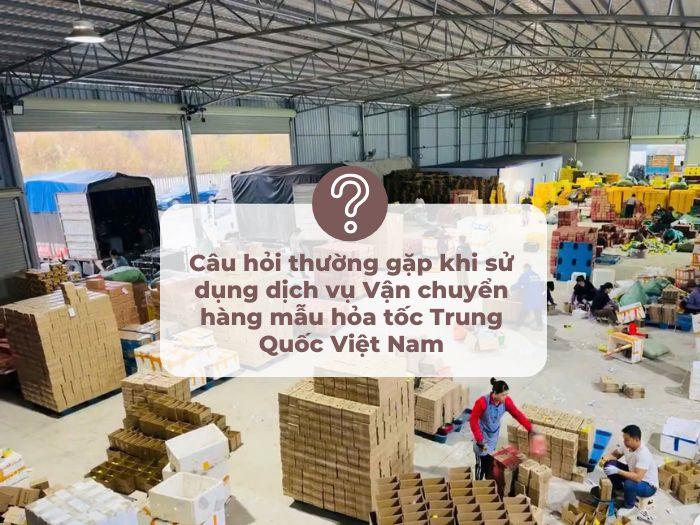 Những câu hỏi thường gặp khi sử dụng dịch vụ Vận chuyển hàng mẫu hỏa tốc Trung Quốc Việt Nam