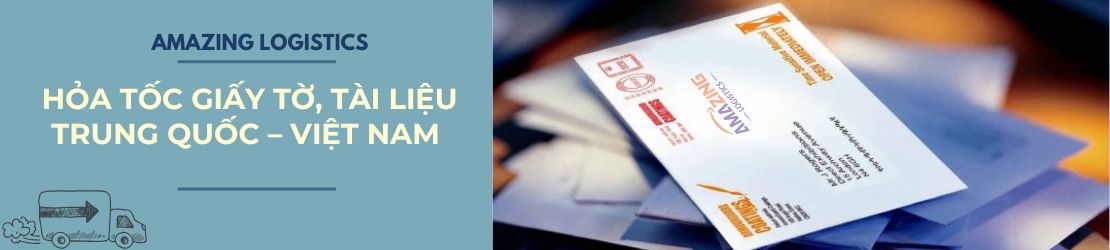 Vận chuyển hỏa tốc tài liệu giấy tờ từ Trung Quốc về Việt Nam