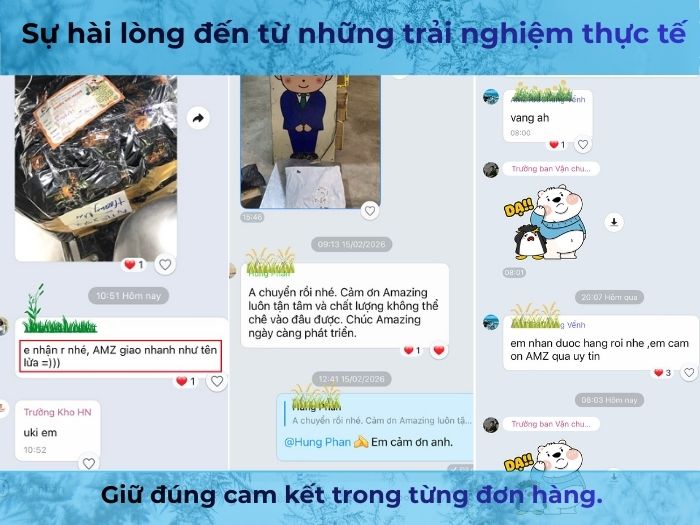 Khách hàng phản hồi tích cực về dịch vụ gửi hàng từ Việt Nam đi Trung Quốc